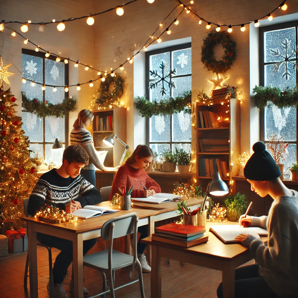 Image de remise à niveau pendant les vacances de noel