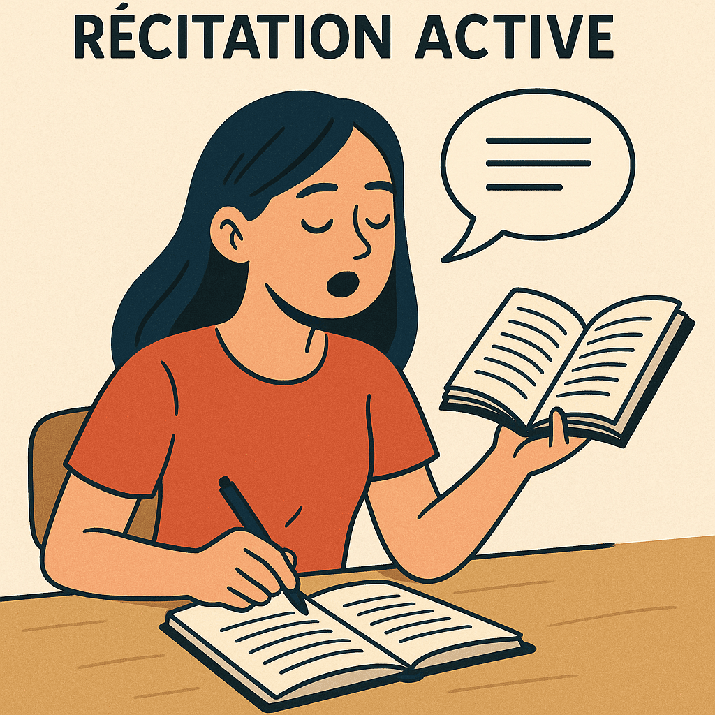 Méthode de récitation active pour mémoriser