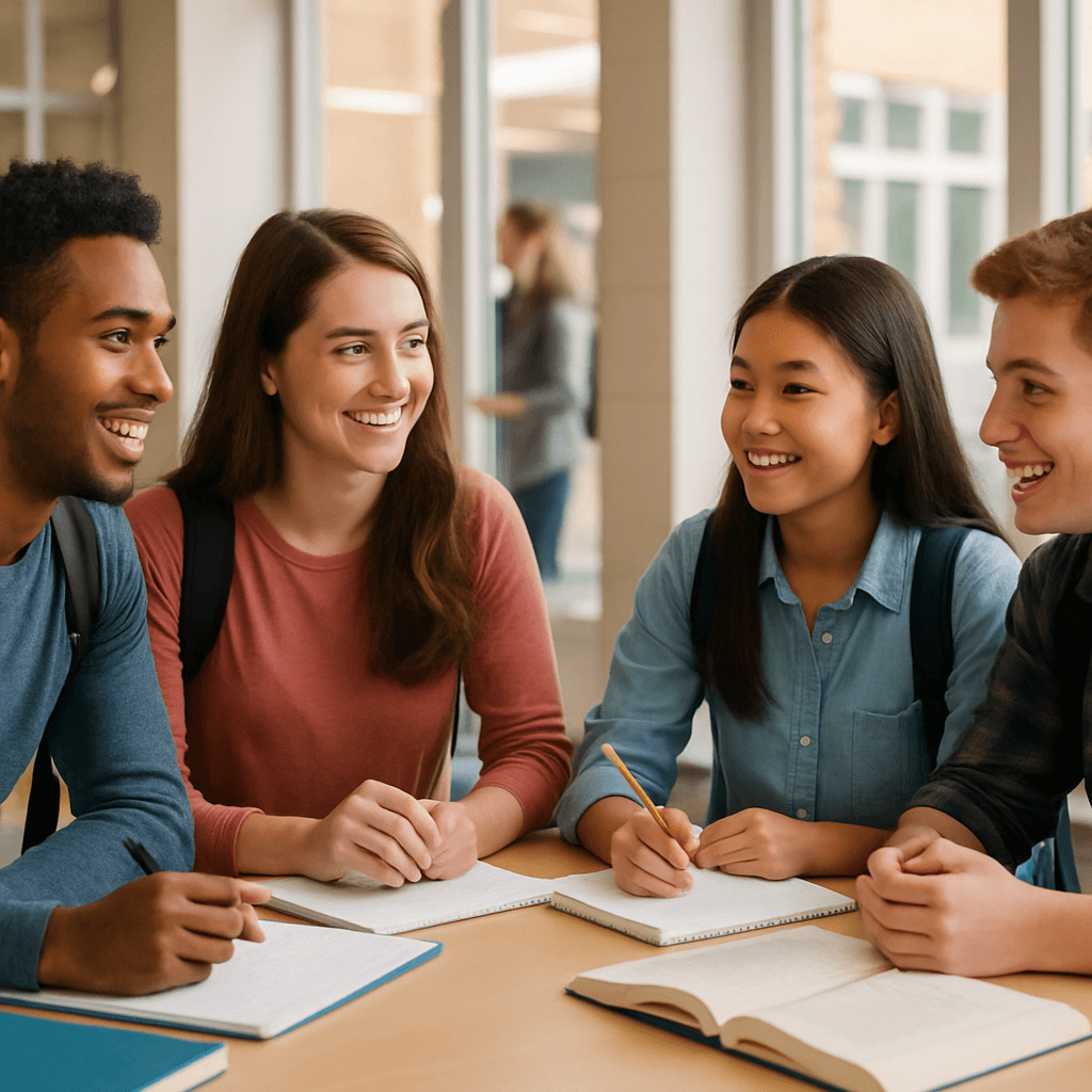 Échange entre étudiants et lycéens au Salon de l’Étudiant à Toulouse