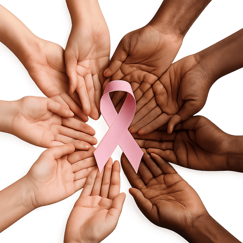 Solidarité autour du ruban rose pendant Octobre Rose